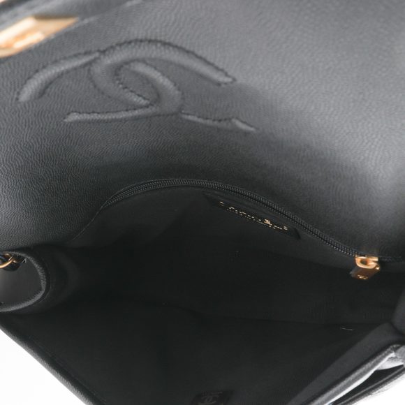Chanel Black Caviar 22K Top Handle Flap - Picture 8 of 8